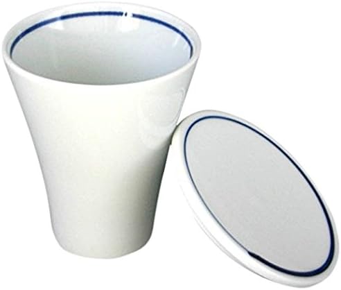 כוס: קו יחיד, קו בוצ'י, כוס שוחו עם מכסה, כוס יפנית עם מכסה, חרסינה/גודל: 3.0 x 3.3 אינץ ', קוטר 3.2 x 0.4 אינץ', מס '469223