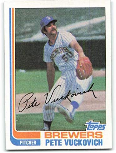 1982 Topps 643 Pete Vuckovich NM-Mt Milwaukee Brewers Baseball