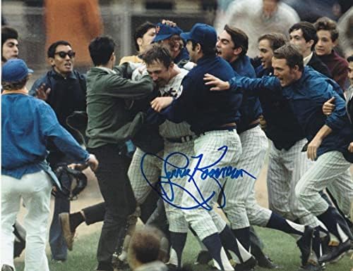 ג'רי קוסמן ניו יורק מטס אקשן חתום 8x10 - תמונות MLB עם חתימה