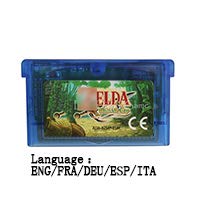 קונסולת כף יד 32 סיביות קונסולה קונסולה משחקי וידאו כרטיס מחסנית האגדה של זלד הכובע המיני אנג/FRA/DEU/ESP/ITA EU גרסה Blue Shell