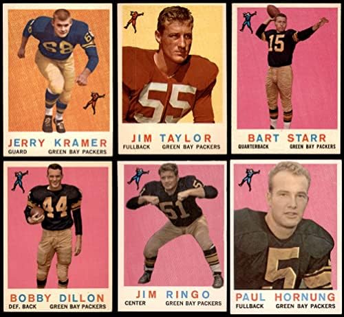 1959 Topps Green Bay Packers צוות סט Green Bay Packers Ex/MT+ Packers