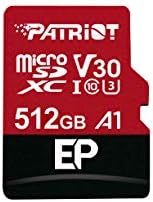 פטריוט 256 ג ' יגה-בייט א1 / וי-30 כרטיס מיקרו-אס-די לטלפונים וטאבלטים אנדרואיד, הקלטת וידאו 4 קראט