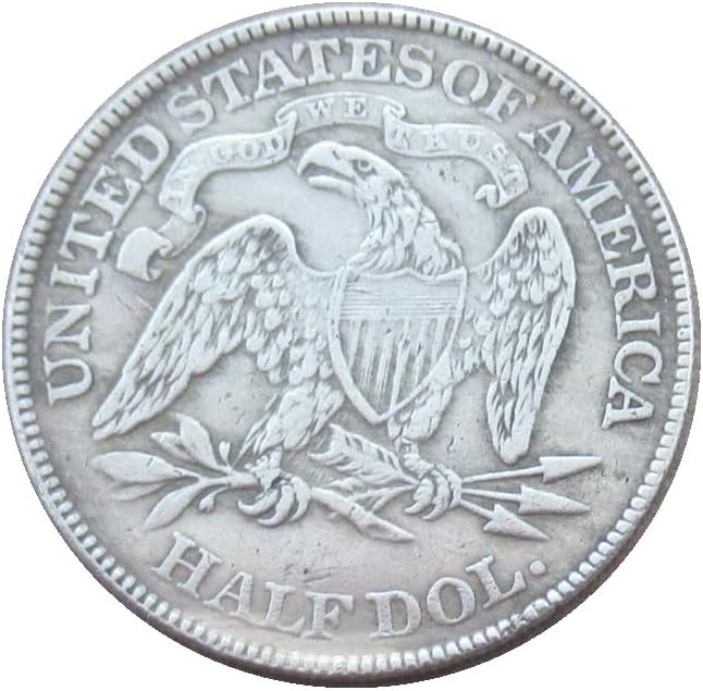 דגל חצי דולר אמריקאי 1873 מטבע זיכרון מצופה מכסף מטבע זיכרון