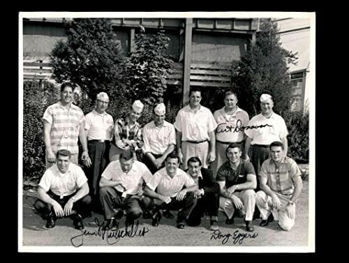 ארט דונובן ג'ים מוטשלר דאג אגרס JSA חתום 8x10 צילום מקורי של קולטס - תמונות NFL עם חתימה