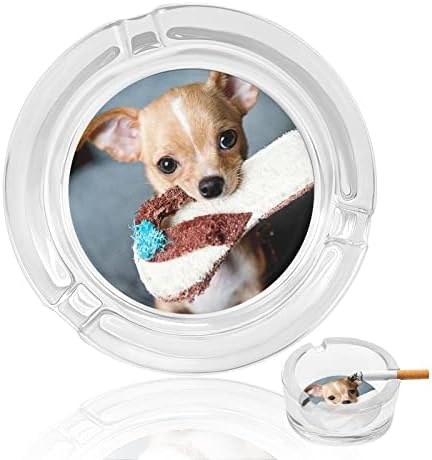 מאפרות לסיגריות מגש אפר זכוכית גביש כלב מחזיק מאפרה לעישון שולחן משרדים מלונות ביתיים