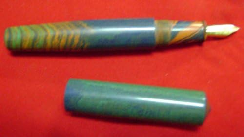 Ranga קלאסי קלאסי אולטרה אולטרה גודל עט אטרקטיבי -צבע כחול/ירוק/כתום