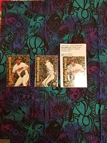 1996 כרטיסי מסחר באוקיאנוס השקט Inc®_003 כרטיס Lot_Pacific Crown Estrellas Latinos ™ אוסף כרטיסי בייסבול