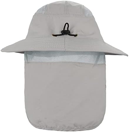 כובע שמש של זנדו גברים לגברים נשים כובע דיג עם דש צוואר upf50+ כובעי הגנה מפני שמש רחבים כובעים אטומים למים כובע שמש כובע
