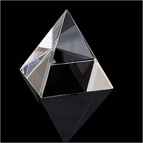 PurpleDip Crystal Crystal קוורץ פירמידה: מכשיר ריפוי טבעי מלוטש ביד עבור אנרגיה חיובית Vaastu Feng Shui