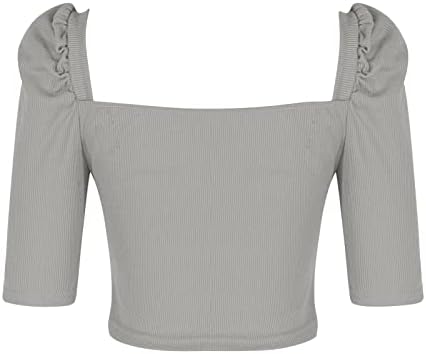 נשים טיז פנס רשת ארוך שרוול שרוול חולצות טשירטס סקופ צוואר ריון רזה טוניקה קצוצה מצולעת מצולעת טיז qn