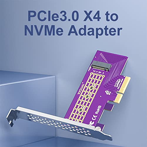 1-יציאה M.2 מתאם NVME M-KEY, PCIE X4 GEN3.