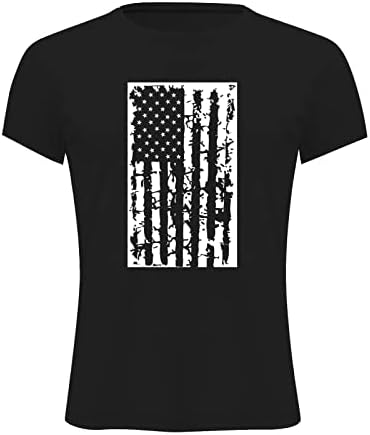 חולצת דגל אמריקאית גברים 4 ביולי חולצת טריקו פטריוטית כוכב פסים ארהב טיז גרפיקה מזדמנים חולצה יום עצמאות
