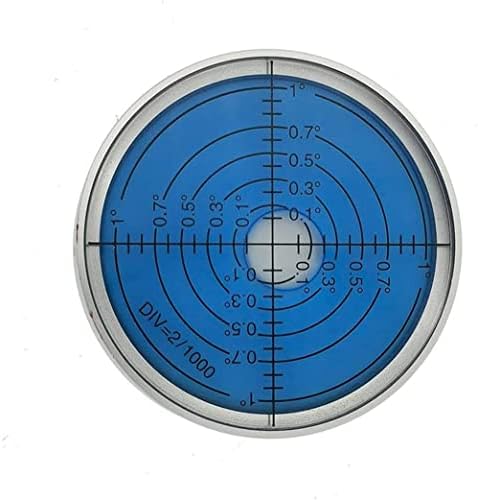 דיוק גבוה אוניברסלי אופקי אופקי מעטפת אלומיניום מעגל אופקי מעגל אופקי, דיוק גבוה 6 '/ 2 ≠ עם מגנט ， זוהר מים כחולים