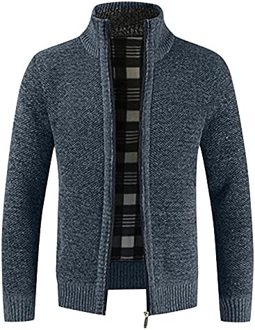 סוודר פופ ארוך שרוולים ארוכים של Uofoco Sweater Mens Pollills Pullerv