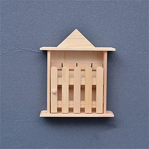 קישוט קיר עיניים קופסת עץ קופסת אחסון ביתי בסגנון נורדי מתלה קיר בית קטן