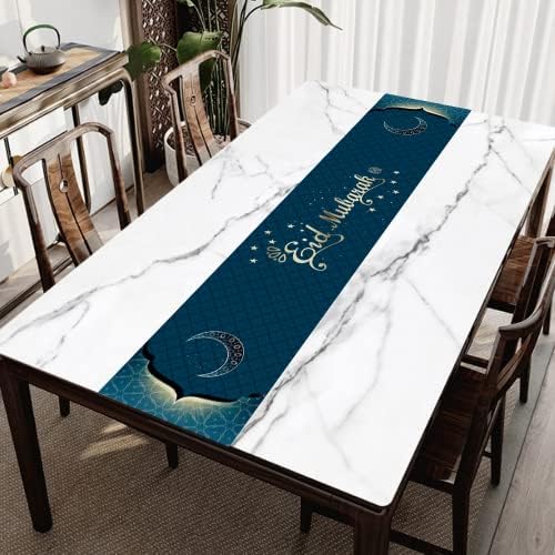 רץ שולחן של קמיי רמדאן מובארק עם רץ שולחן 71x13.8 אינץ