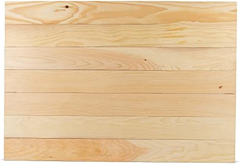 פ. גרהם דאן מזרן עץ טבעי גימור 36 x 25 כבשן אורן מיובש עץ עץ דקורטיבי חבילת פלאק של 4