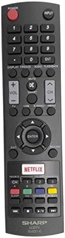 New Replaced Remote Control GJ221-C for Sharp TV LC32LE653U LC-32LE653U LC40LE653U LC-40LE653U LC43LE653U LC-43LE653U LC48LE653U LC-48LE653U