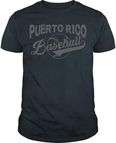 כוח בייסבול בוריקואה פורטו ריקו על חולצת הטריקו ליהלום הבייסבול