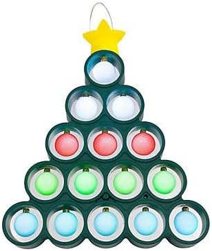 עץ חג המולד של LED UP ומוזיקלי, מופעל תנועה - תפאורה לבית חג המולד מקורה וחיצוני