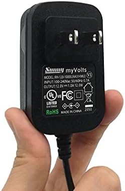 MyVolts 12V מתאם אספקת חשמל תואם/החלפה למקלדת Kawai PN70 - Plug Us