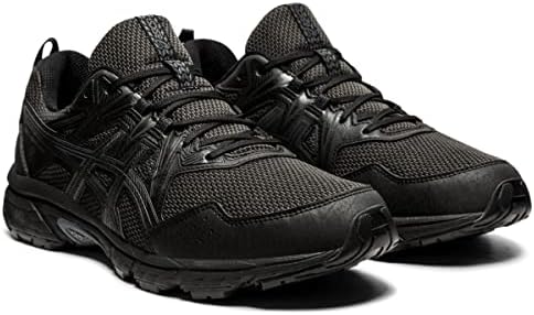 ג ' ל לגברים של אסיקס-סיכון 8 נעלי ריצה, 13, שחור / שחור