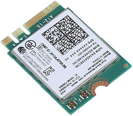 טאנגשי לאינטל 7260NGW כרטיס WiFi אלחוטי, פס כפול אלחוטי M.2 NGFF 2.4/5GHz Bluetooth 4.0 כרטיס רשת למחשבת שולחן עבודה ניידת