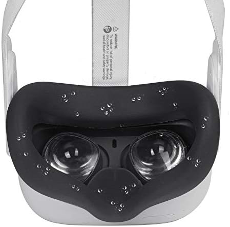 ממשק כיסוי סיליקון VR VR סיליקון עבור Oculus Quest 2 מגן על אביזרי כיסוי, אנטי דליפה אטום אור, קל להחלפה והתקנה.