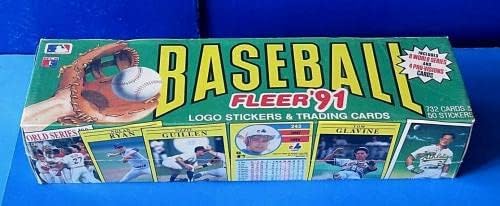 1991 סט בייסבול שלם סט שלם 8 סדרות עולמיות ו -4 פרו -ויז'ון ~ מפעל אטום - סטים שלמים בייסבול
