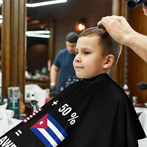 קובה אמריקאית דגל מדהים ברבר קייפ תספורת מקצועית סינר שיער חמוד כף חיתוך כף לבנים בנות