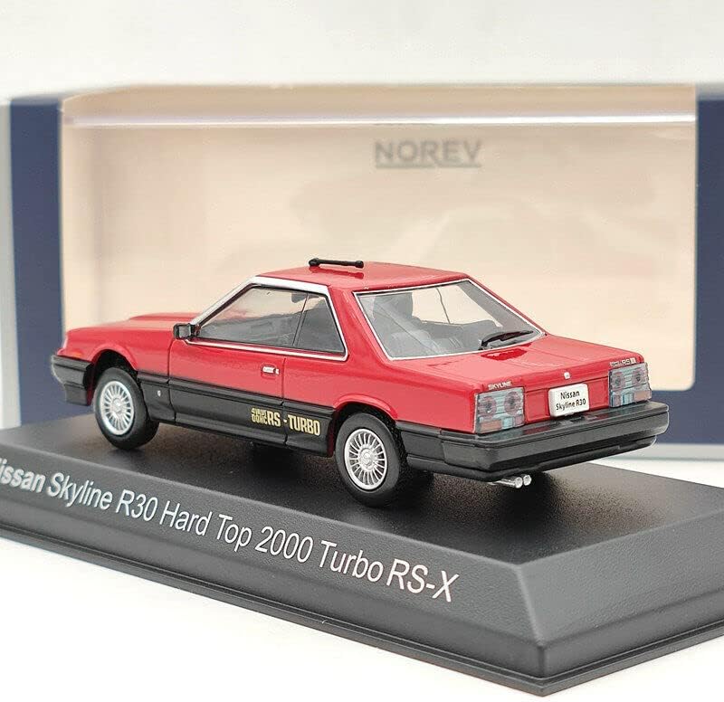 נורב 1/43 1983 סקייליין ר30 2000 טורבו ר-איקס אדום/שחור צעצועי דגם דייקאסט רכב אוסף מוגבל מתנה אוטומטית