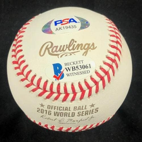 ארולדיס צ'פמן חתם על סדרת העולם בייסבול PSA/DNA שיקגו קאבס חתימה - כדורי חתימה