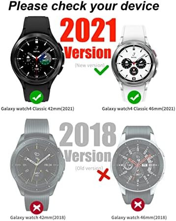 מארז T-engine תואם ל- Galaxy Watch 4 46 ממ 42 ממ קלאסי, לא עבור Galaxy Watch 46 ממ 42 ממ בגרסת 2018