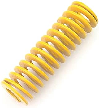 קפיצי דחיסה מתאימים לרוב התיקון I 1 pcs דחיסת עובש קפיץ קפיץ צהוב צהוב העומס חותמת קפיץ קוטר חיצוני 18 ממ קוטר פנימי 9 ממ לחומרה
