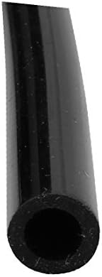X-deree 5 ממ x 8 ממ Dia עמיד טמפרטורה עמידה בפני צינור צינור צינור גומי צינור גומי שחור באורך 2 מ '(5 ממ x 8 ממ דה דימטו, טובו דה סיליקונה
