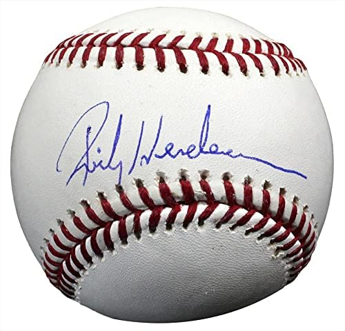 ריקי הנדרסון חתם על בייסבול רשמי של רולינגס MLB - בייסבול חתימה