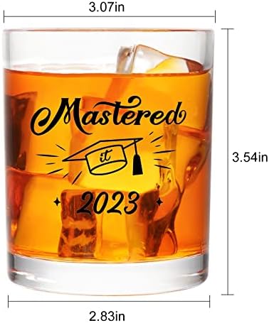 מתנות סיום דזלוט, שלט בזה 2023 כוס וויסקי בשבילו גברים בן חבר בוגרי מכללת מאסטרס, מתנות סיום 2023 בשבילו, כוס וויסקי לסיום 2023 לתואר