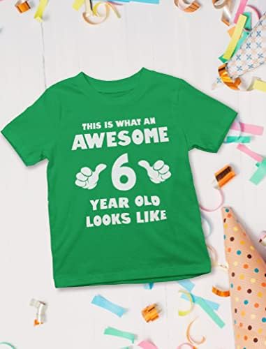 מדהים 6 בן 6 יום הולדת חולצה מתנות עבור בנות בני נוער ילדים חולצה