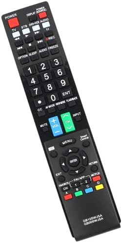 GB105WJSA Replace Remote Control fit for Sharp Aquos TV LC-80LE844U LC-70LE745U LC-60LE757U LC-70LE755U LC-70LE657U LC-60LE655U LC-80LE650U