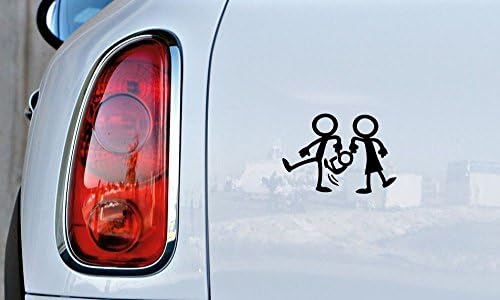 מקל דמות משפחה מחזיקה מכונית לתינוק ויניל מדבקה מדבקות מדבקות פגוש למכוניות אוטומטיות משאיות שמשה קדמית קירות מותאמים אישית Windows ipad