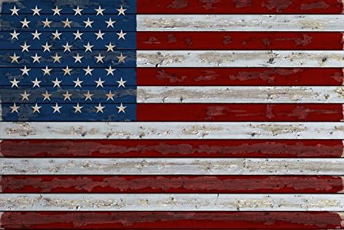 דגל אמריקאי במצוקה של פנס