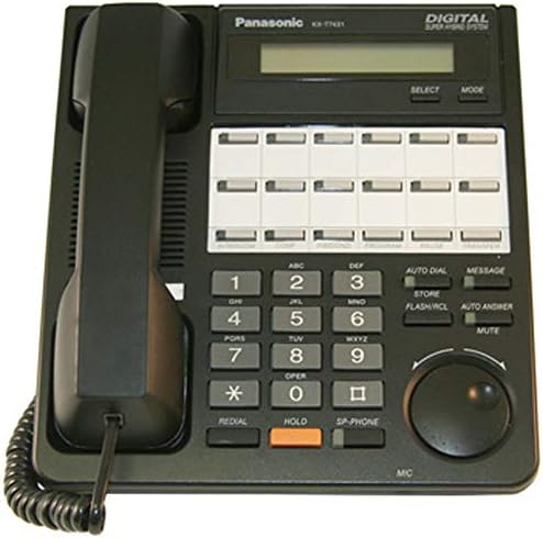 Panasonic KX-T7431 טלפון שחור