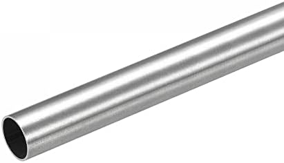 UXCell 316 צינור נירוסטה, 3 ממ OD 0.5 ממ עובי קיר צינור 300 ממ