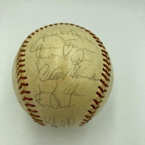 נבחרת שיקגו קאבס 1974 חתמה בבייסבול וינטג 'וילסון ארני בנקס JSA COA - כדורי בייסבול עם חתימה