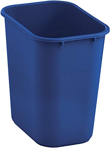 סלי פסולת בינוני מסחריים של Rubbermaid, 28 ליטר - כחול