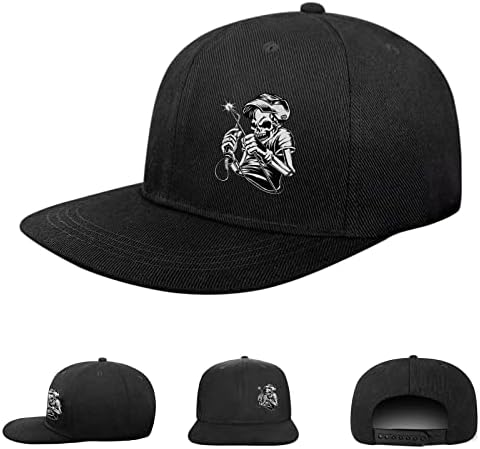 שלד מצויד כובעי גברים של שטוח ביל כובע שטוח שולי כובע שחור בייסבול כובע ספורט יוניסקס סנאפבק כובעי נשים