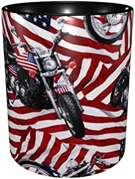 אמריקאי דגל אופנוע ארהב פטריוטית מצחיק קפה כוסות קרמיקה ספל לגברים נשים תה 11 עוז חידוש ייחודי הטוב ביותר מתנות מיקרוגל בטוח