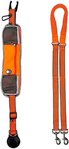 פן-פלאקס שחרור מהיר הרפתקאות חגורת רצועת באנג ' י קומבו-דיבורית חיבור עם הכלב שלך – נהדר עבור הליכה, ריצה, טיולים, ופעילויות חוצות אחרות