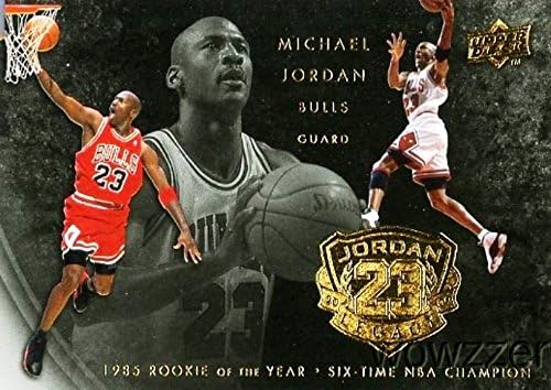 מייקל ג'ורדן 2009/10 סיפון עליון 96 סט התהילה של Legacy! אלוף ה- NBA המיוחד של 6 Time & 1985 כרטיס טירון השנה! כרטיס נדיר של שוורים Hof'er!
