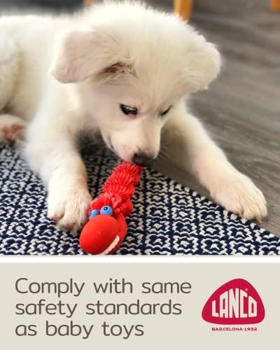 צעצוע כלבי נחש חושי נחש גומי טבעי נטול כימיקלים תואם את אותם סטנדרטים כמו צעצועים לילדים רכים לא מוגדרים